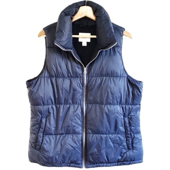 Old Navy Jackets & Blazers - Old Navy Blue Zip Up Puffer Vest